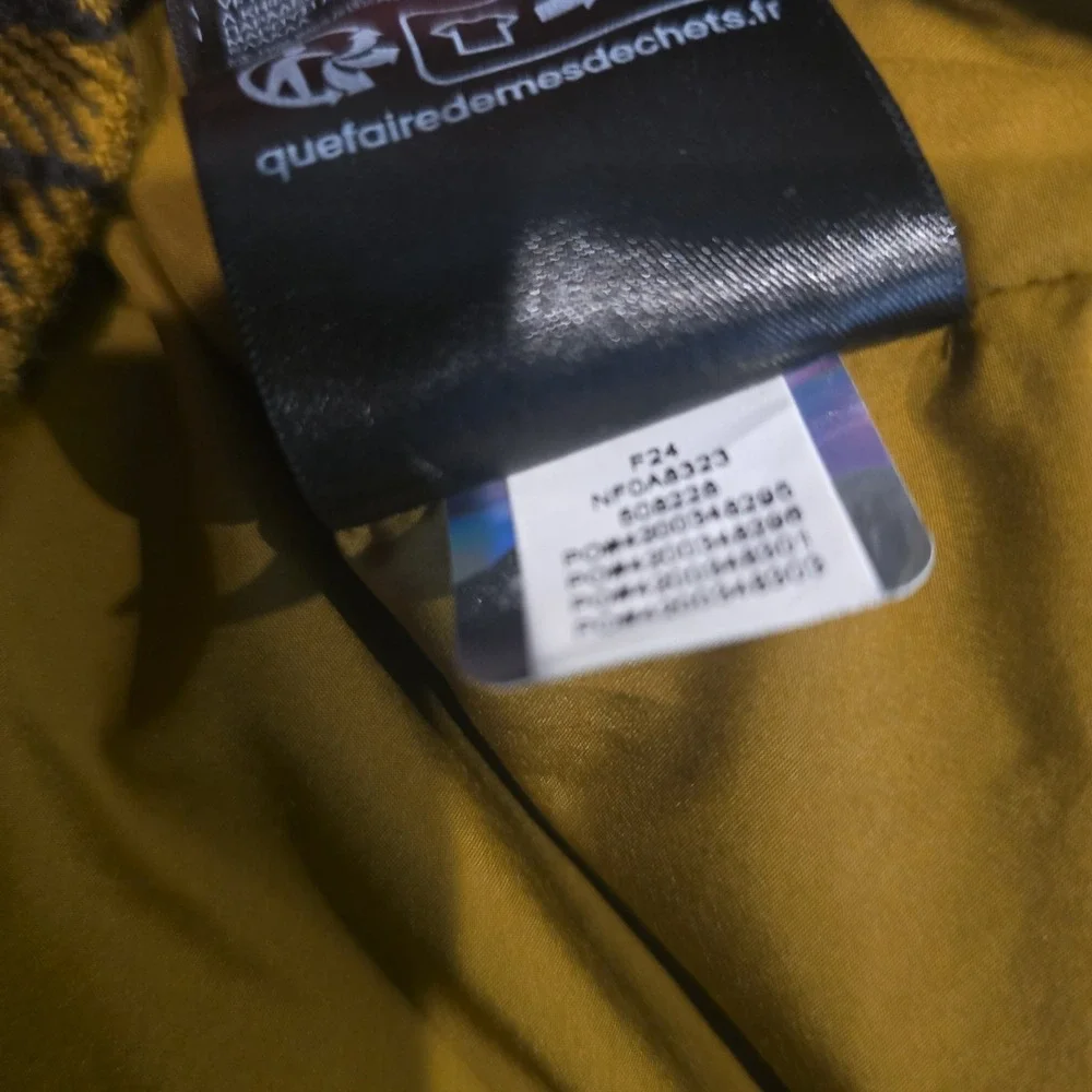 North Face TNF Valley Twill Utility Shacket Lined Jacket Size L Plaid Green